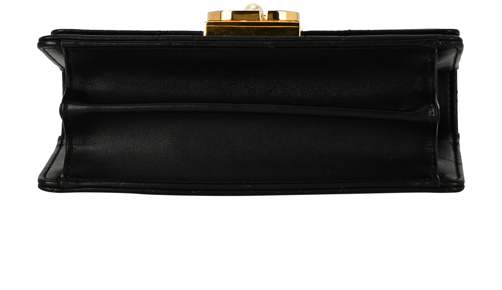 Mini Jolie top handle, &pound;1,900, Handbags, Black, Leather, Top view